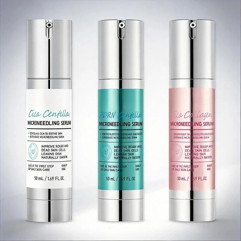 50ml*3 Spicule Microcrystal Serum,Pore Exfoliation,Centella Asiatica Propolis Aloe Extract Moisturizing Korean Glass Skin Care
