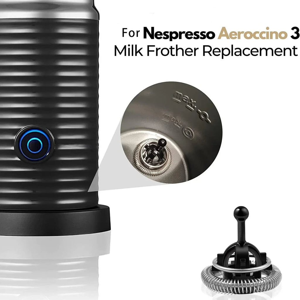 Milk Frother Replacement Parts Whisks for Nespresso Aeroccino Model 3/4 Stainless Steel Coffee Machine Milk Frother Accessories