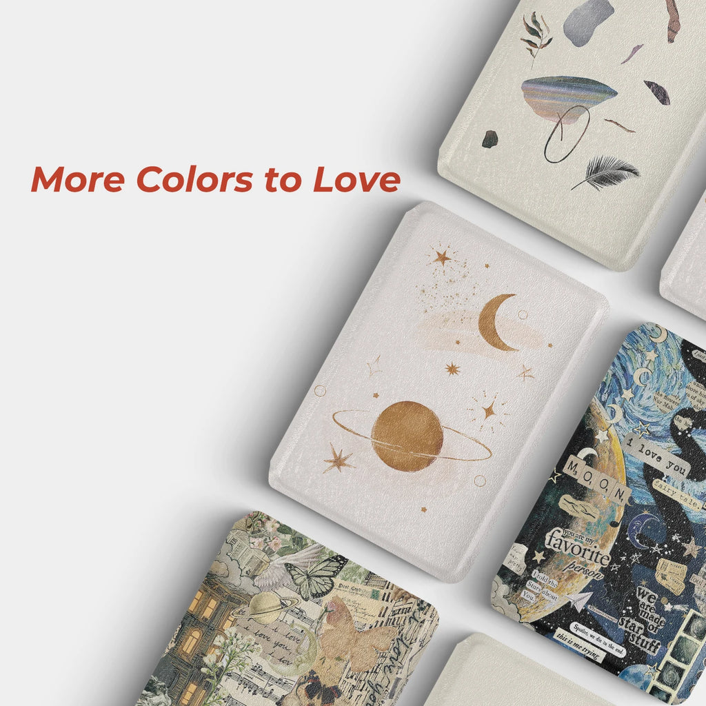 Twosheep Abstract Art Magnetic Detachable Case suit for XTEINK X3, XTEINK X4 Detachable Cover Clear TPU Back Shell Slim Guard