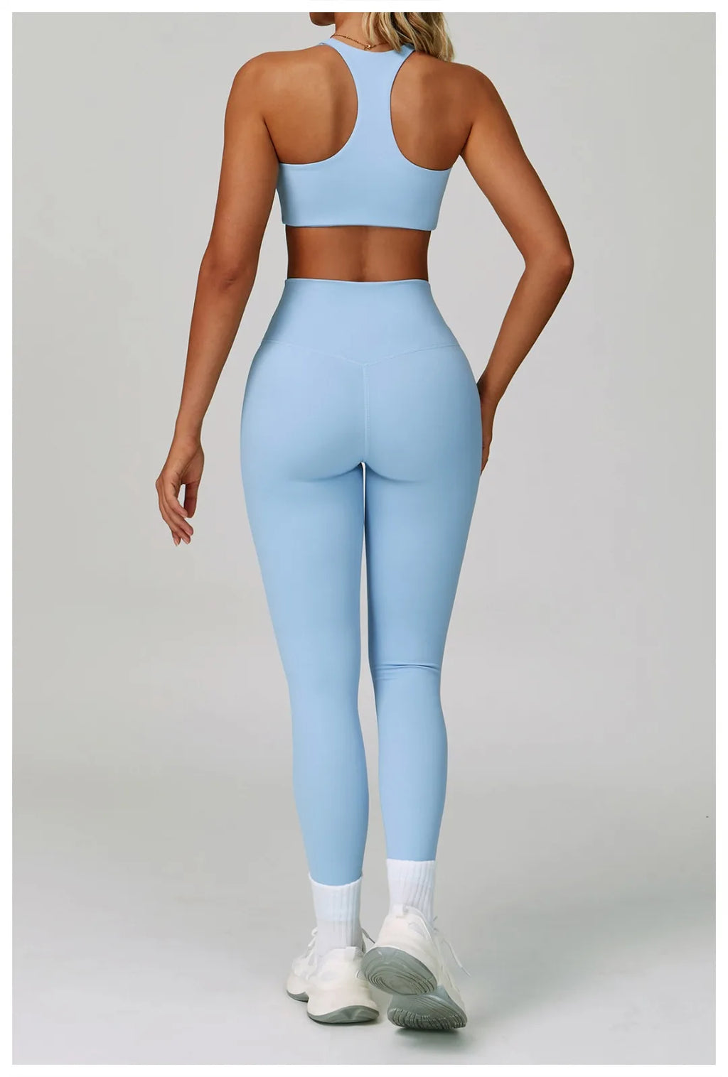 3PCS Women's Yoga Set Peach Hip Sports Jacket Shorts Fitness Set Tight Sports Bra Pants Set Workout Gym Leggings Sports Yoga Set
