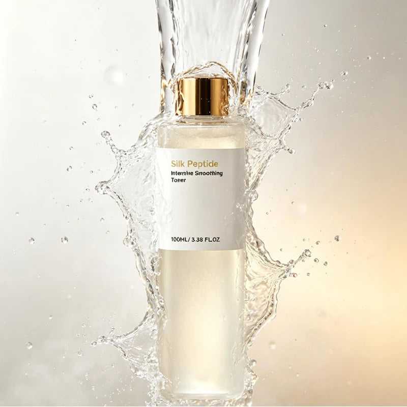 Silk Peptide Intensive Smoothing Toner Daily Hydration Moisturizing Refreshing Non-sticky Essence Water Gentle Nourish Skin