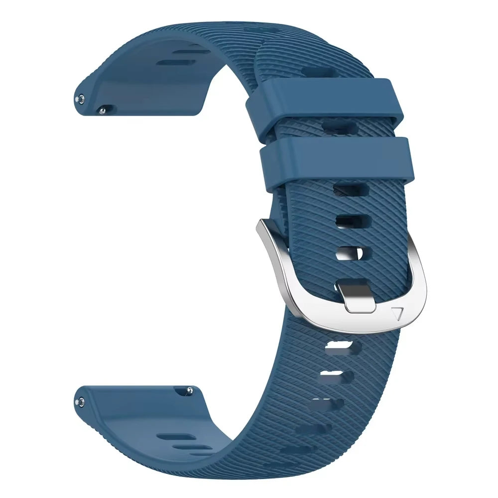 Silicone Strap 20mm For Garmin Forerunner 645 165 245 245M/Vivoactive 5 3 Wristband Bracelet For For Garmin Venu SQ SQ2 Band
