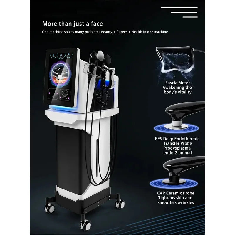 448k Portable Tecar Cet Ret Pain Relief INDIBA Physiotherapy Equipment Diathermy Slimming Machine Body Massage