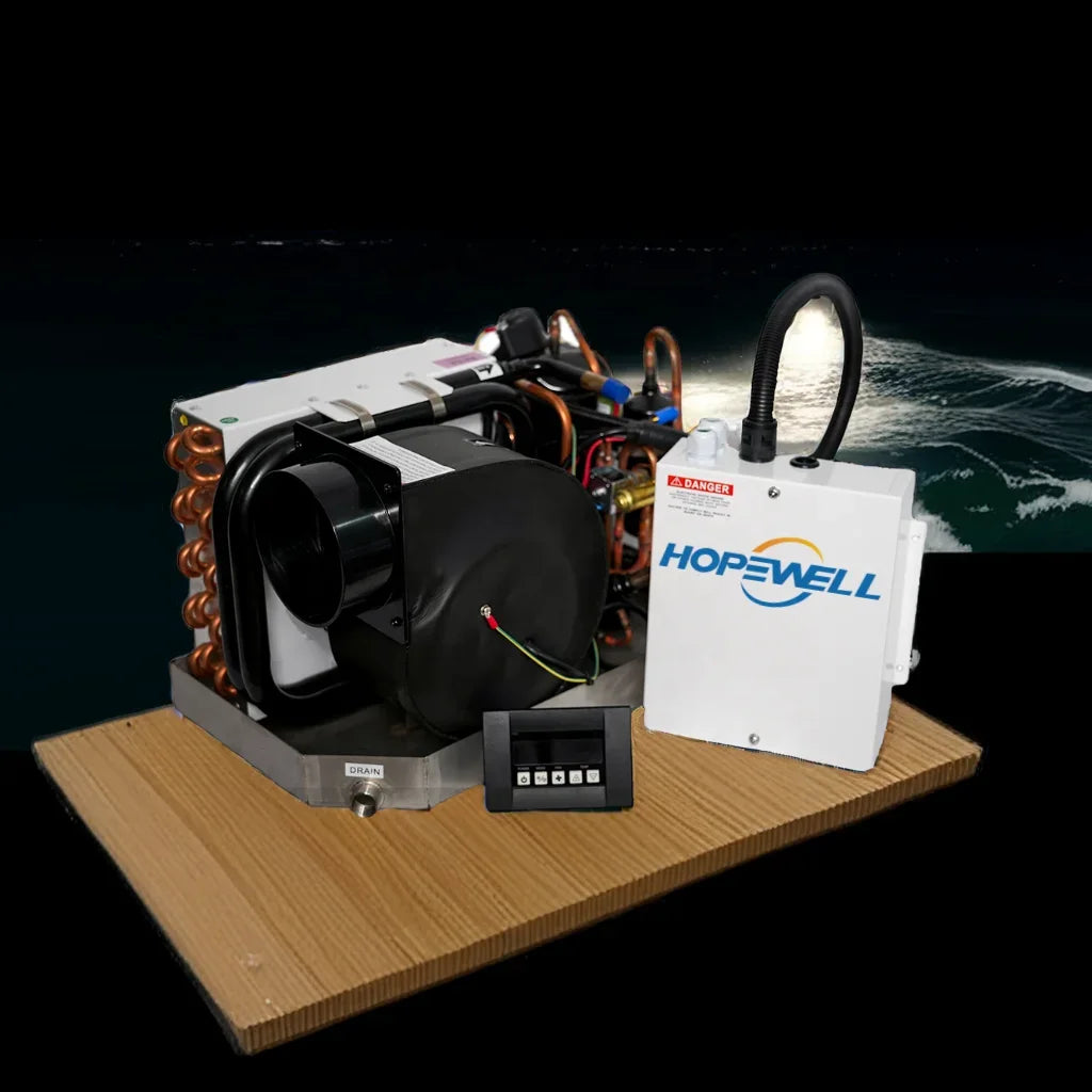 Hopewell Marine Air Conditioning System for Industrial Yachts, Supporting 115V and 220V, 16000 BTU (16K) with CE Mark