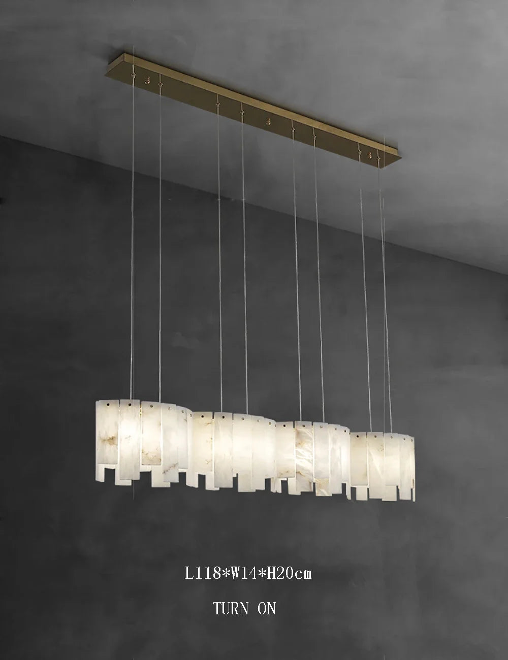 Modern Light Luxury Natural Marble Ceiling Pendant Lamps Home Decor Appliance Hanging Lamps Brushed Matte Gold Lighting