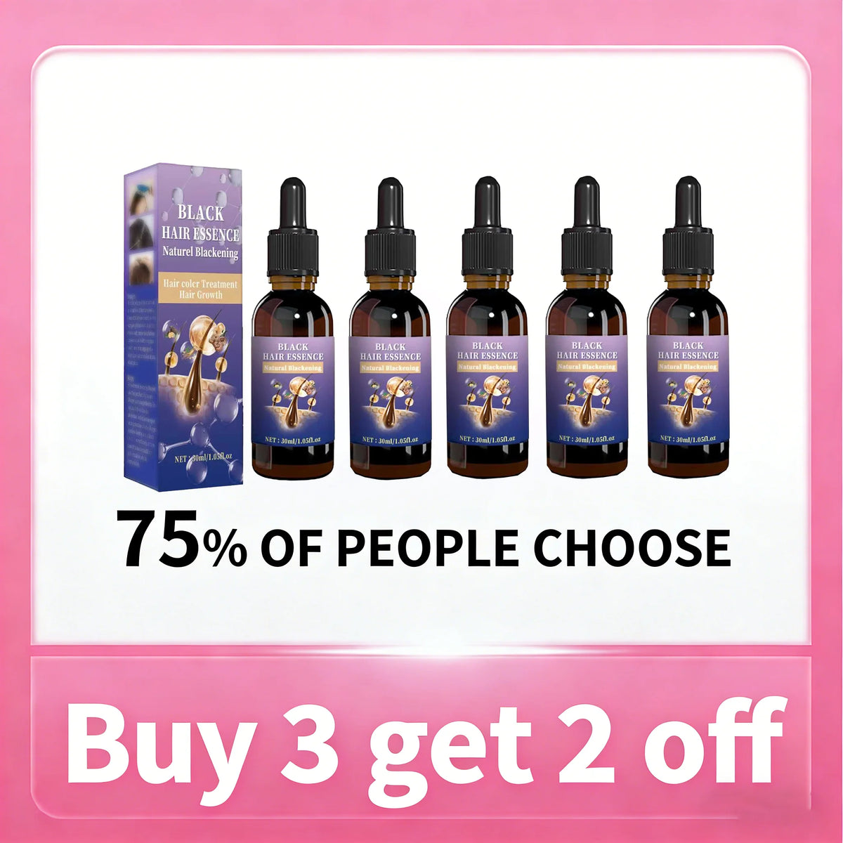 Scalp Care Black Essence Nourishes Hair Balances Oil Unclogs Follicles Boosts Shine