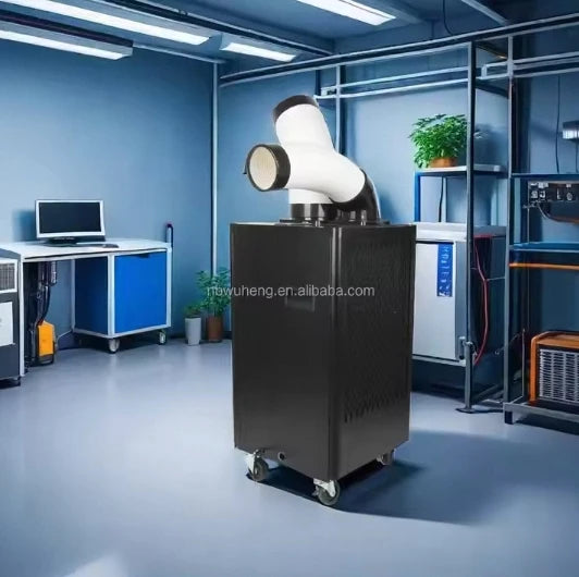 Wholesale Custom Dual Hose Unattended Low Energy Portable Industrial Air Conditioner R410A Compressor 300m/h Airflow 48dB Floor
