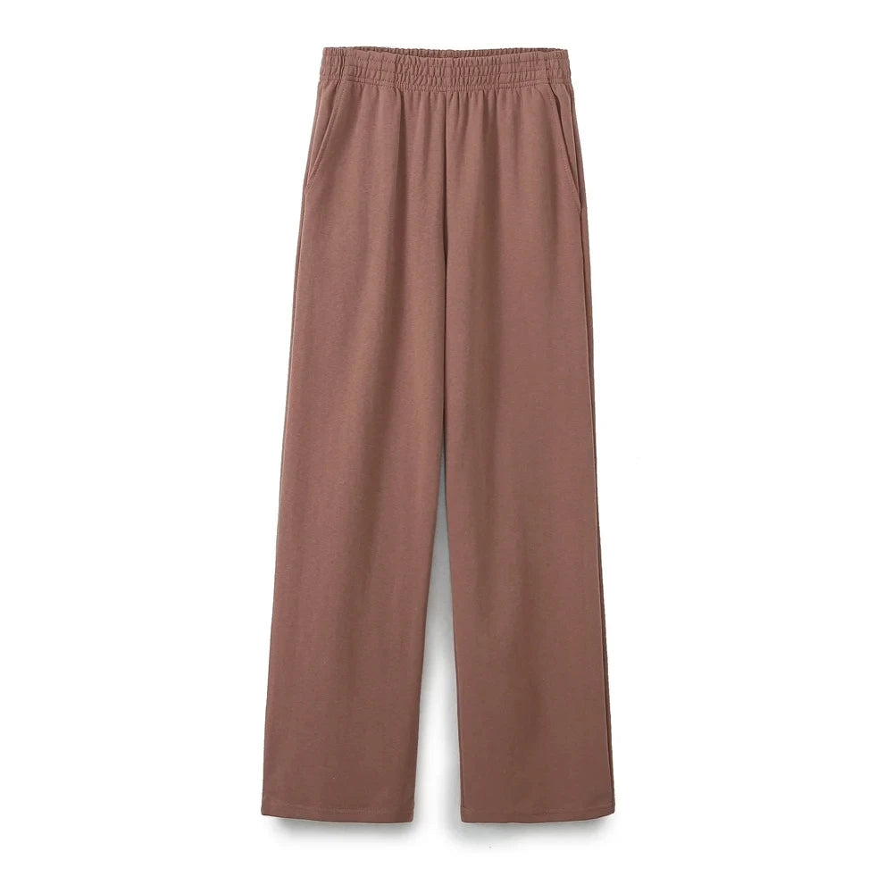 HH Women Vintage Solid Shirts Pant Sets O Neck Short Sleeve Shirts Top + Elastic Waist Loose Trousers Spring Commuting Suit