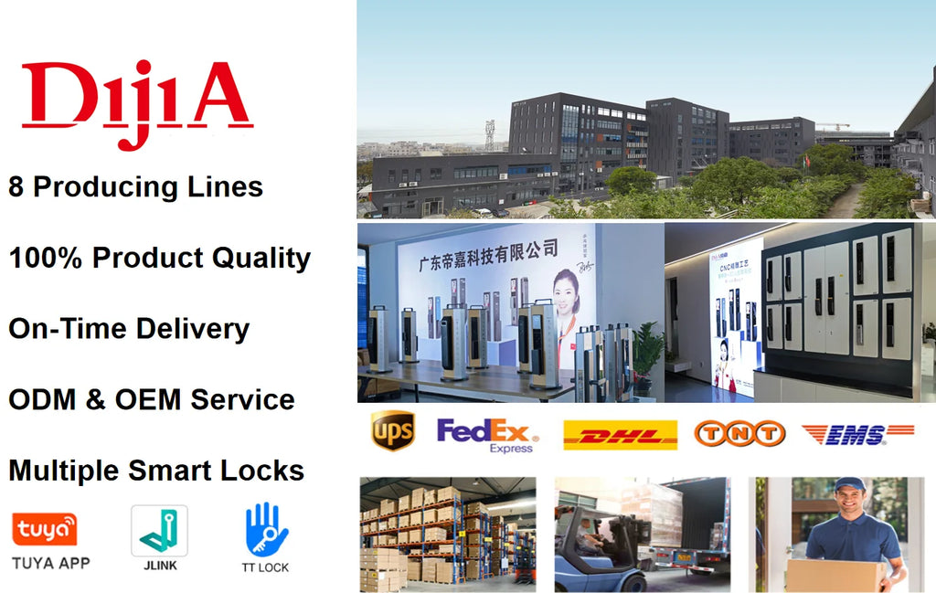Tuya WiFi High Quality Aluminum Smart Lock Fingerprint Face Recognition Full-Automatic Door Lock With Memory Card For Steel Door