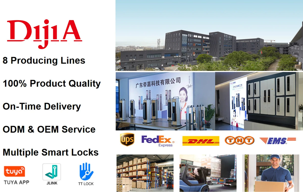 Tuya WiFi High Quality Aluminum Smart Lock Fingerprint Face Recognition Full-Automatic Door Lock With Memory Card For Steel Door