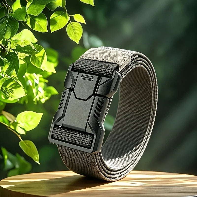 2026 New Adjustable sports outdoor tactical belt for men durable and comfortable simple belt hiking and fitness belt for men