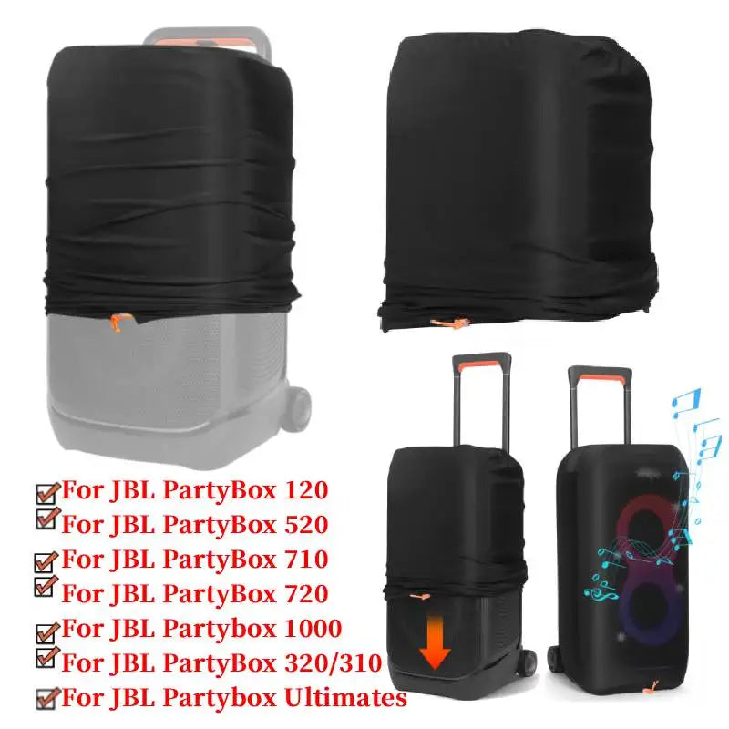 Dust Cover Protective Case for JBL Partybox 710/720/1000/120/320/310/520/Ultimates Speaker Elastic Band Speaker Case Slip Sleeve