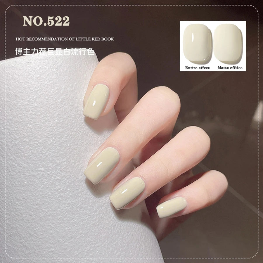 Autumn Winter Chocolate Brown Nail Polish Gel Maillard Caramel Color Gel Nail Supplies for Professional Nail Art DIY Nail Salon