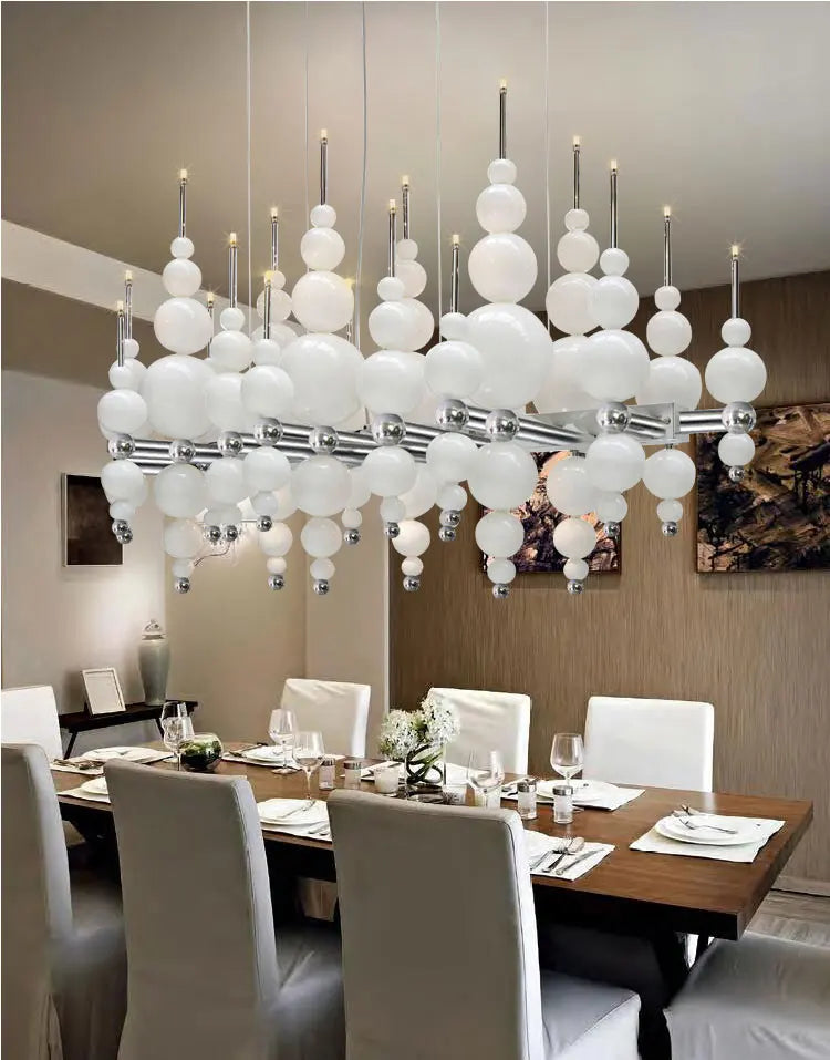 Luxury Living Room Black Chandelier Designer Tears From Moon Chandelier For Ceiling Restaurant Large Dining Table Hanging Lamp