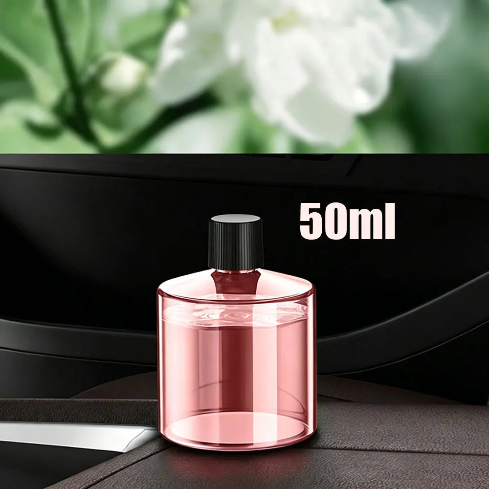 1x 50ml Car Air Fragrance Oil Car Perfume Refill Liquid Ambient Freshener Car Long Lasting Air Freshener Aromatherapy Oil