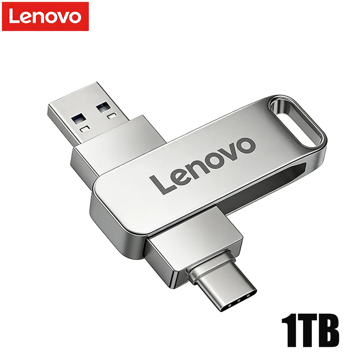 Lenovo OTG Pen Drive 1TB High Speed USB 3.2 Flash Drives Metal Type-C Pendrive 512GB Waterproof Stick For Phone Computer