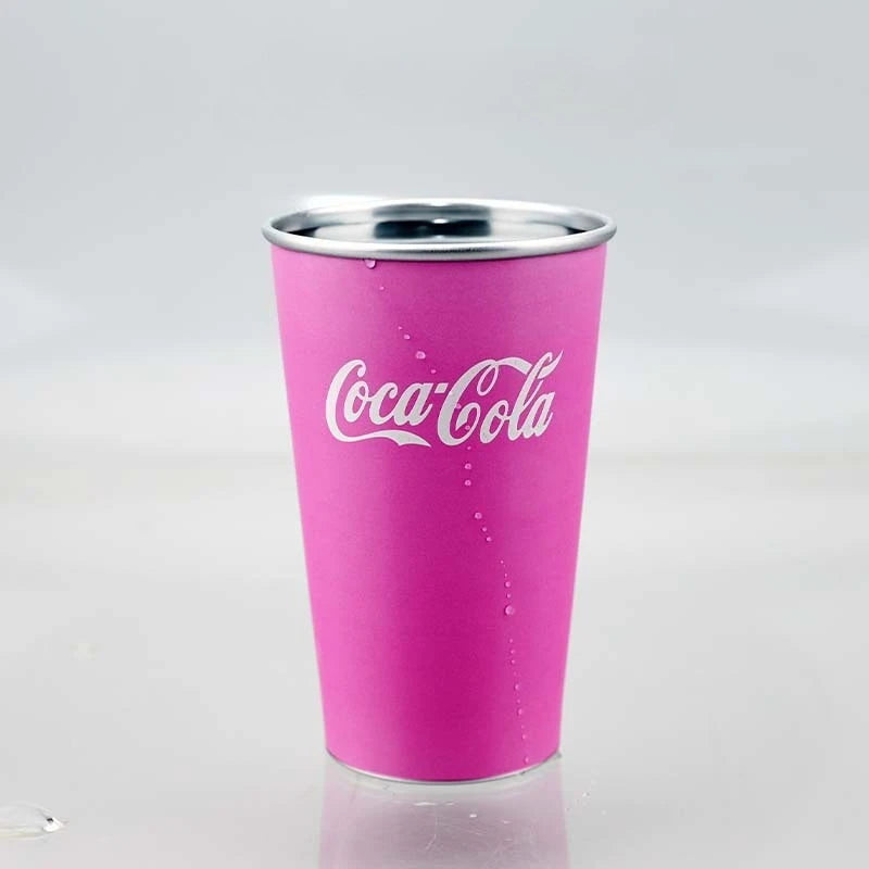 470Ml Portable Aluminum Color-changing Cup Cooling Color-changing Creative Water Cup Camping Cold Drink Gift