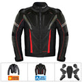 Four Seasons Motorcycle Jacket Moto+Protector Motorcycle Pants Cold-proof Waterproof Moto Suit Touring Clothing Protective Gear
