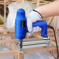 BRIEFNESS Electric Nail Gun 2IN1 Nailer Stapler Framing Nailer Tacker Furniture Staple Gun Power Tool Ideal for Woodworking