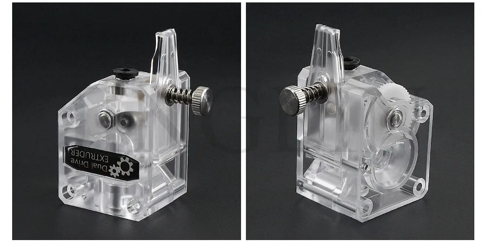 Dual Drive Gear Extruder Kit Hardened Steel Upgrade Feed Gear Extruder Kit For BMG For Prusa DIY Bowden Direct Extruder