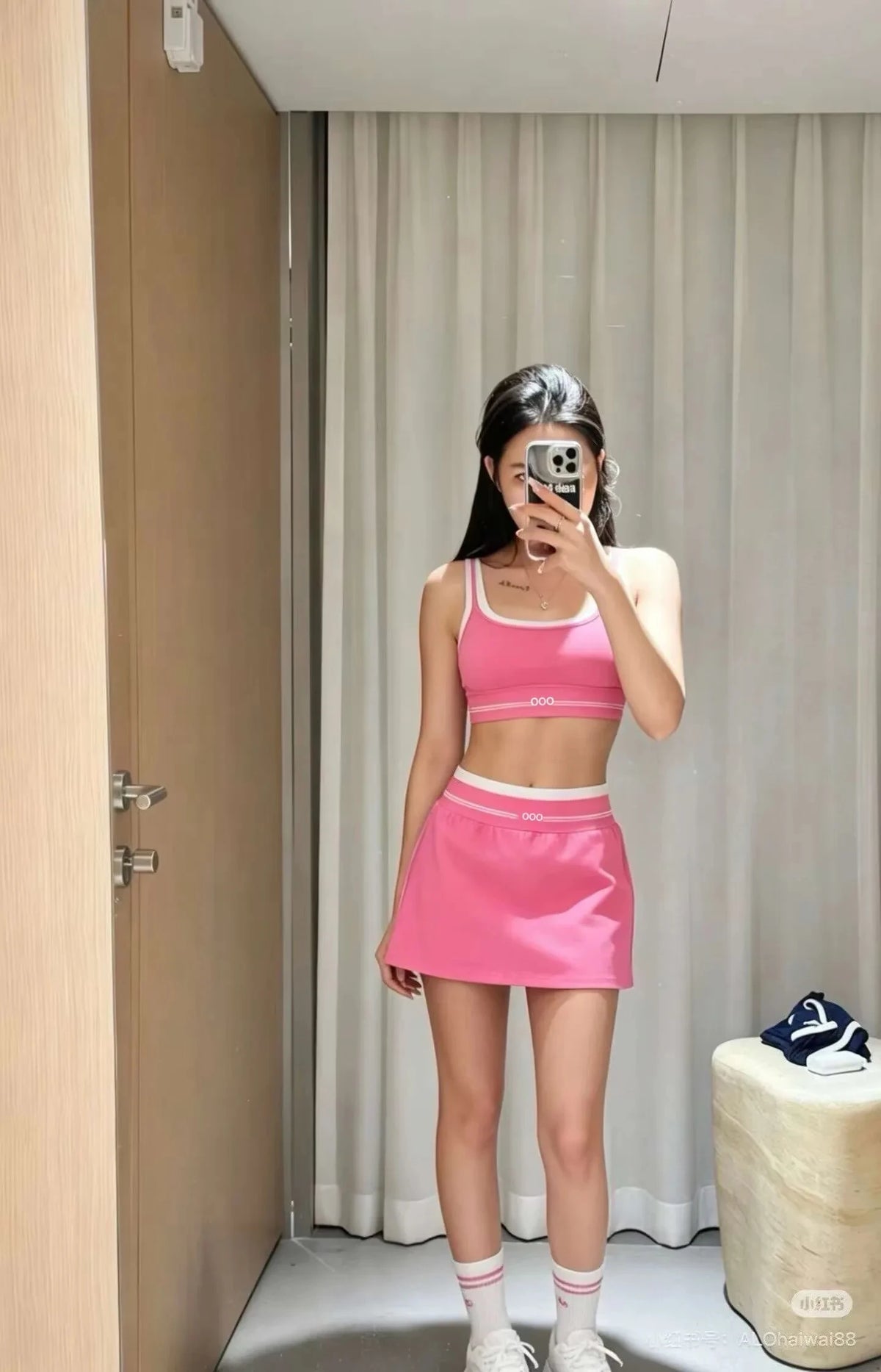 Four-color Cute Printed Camisole Top  Mini Skirt Set with Girly Vibe