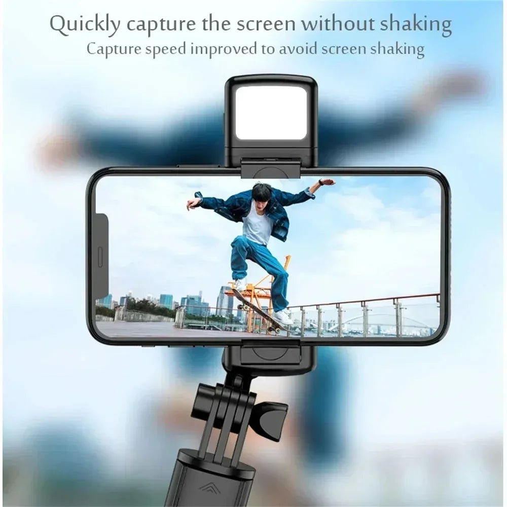 Wireless Bluetooth Selfie Stick Tripod Stand Extendable Universal Mobile Phone Holder For Live Streaming Selfie Video Recording