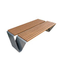 Stainless Steel Wooden Outdoor  Bench