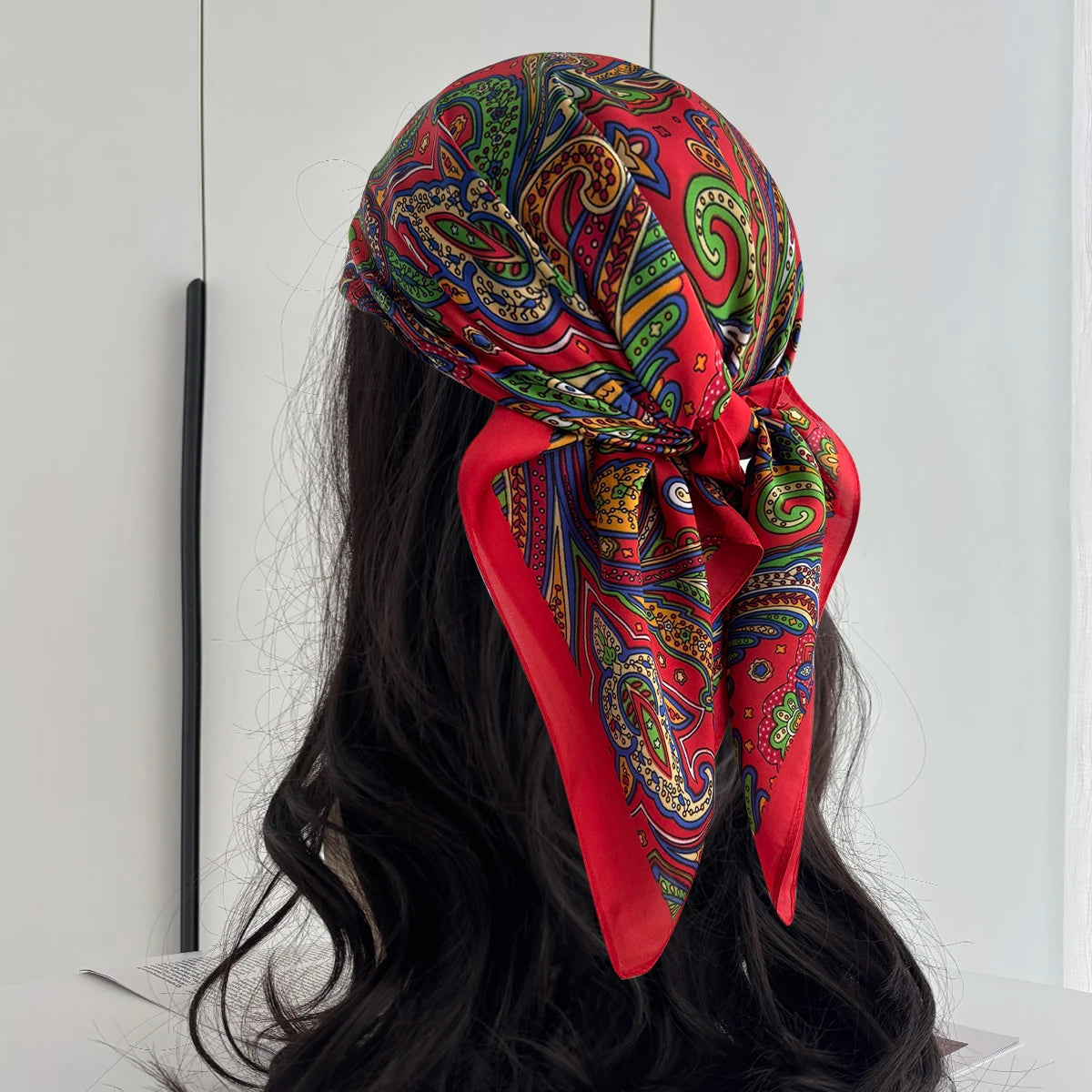 Satin-Like Head Scarf – Hair Wrap