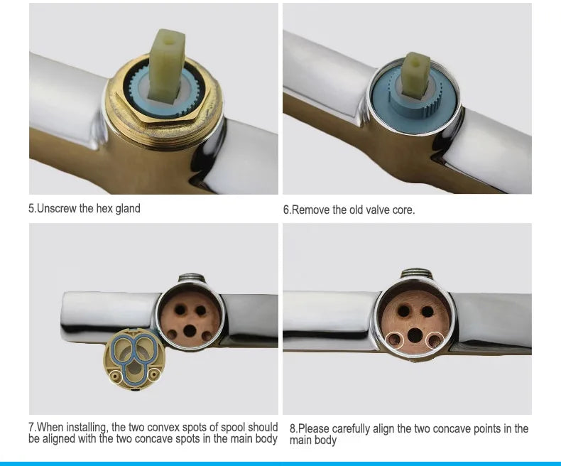 25mm/35mm/40mm Moen Replacement Ceramic Spool Water Mixer Tap Faucet Cartridge Kitchen Bathroom Faucet Replace Part