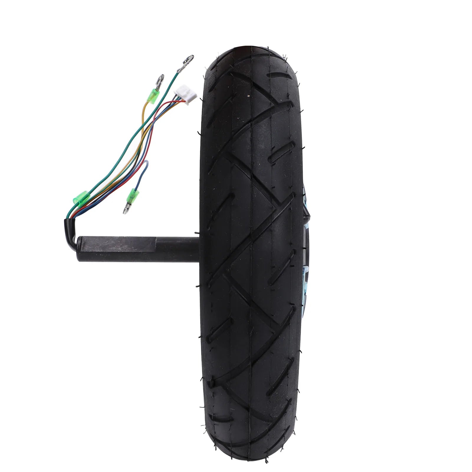Electric Scooter Motor Wheel Noiseless Rubber Aluminum Alloy Scooter Hub Motor 10 Inch  Brushless Shock Absorbing for DIY