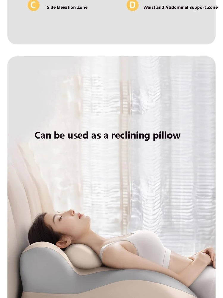 Multi-functional Memory Foam Pillow Ergonomic Support Wedge Shape Pillow Neck Leg Rest Reading Phone Use Pain Relief