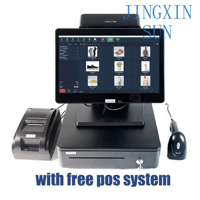 For Hsprinter Pos software cash register for small businesses supports multiple languages and offline operations