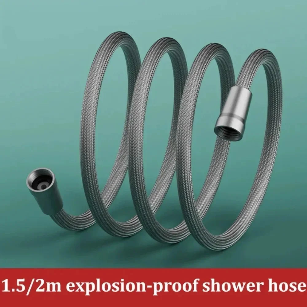 Braided Shower Pipe Universal Water Pipe Cold and Hot Water Shower Head Explosion-proof Connection Pipe