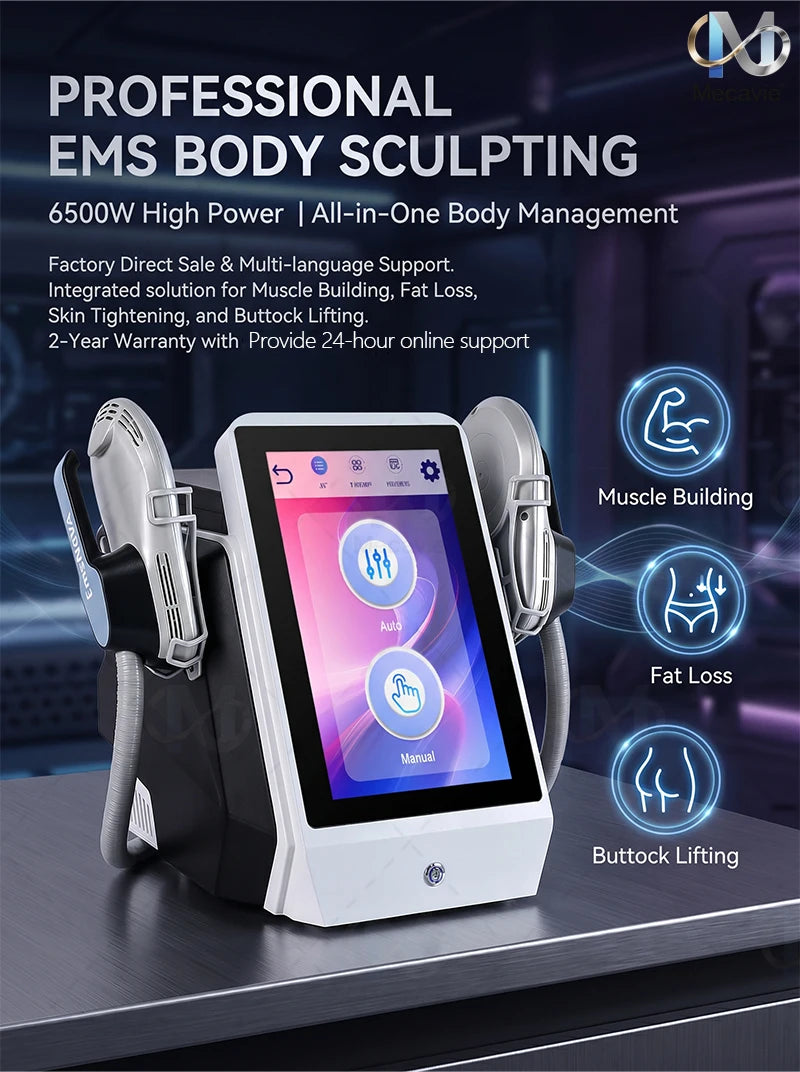 Technology 6500W NEO RF Body Slimming Machine Fat Burning Muscle Toning Device for Abdomen Thighs Pelvic‌ Whole Body