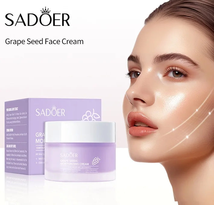 SADOER Grape Eye Mask Anti Wrinkle Dark Circles Removal Eyes Bags Moisturizing Eye Patches Eyes Skin Care 60pcs