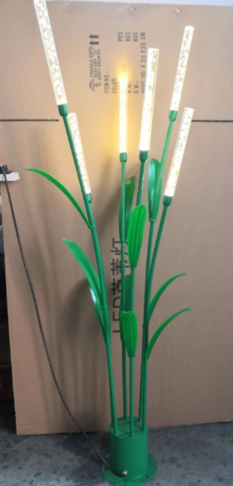 Theme Park Lighting Easy Installation Outdoor Waterproof PMMA Fiber Optic Reed Light