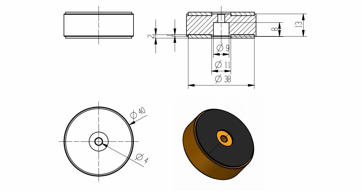 20mm 30mm 40mm Solid Aluminum Amplifier Feet Speaker Cabinet Isolation Stand Damper Leg Base DAC PC Turntable CD Player Mat Pad