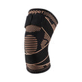1Pcs Knee Support Knitted Nylon Copper Ion X-type Stable Patella Compression With Straps Ligament Strain  Knee Pads Men Women