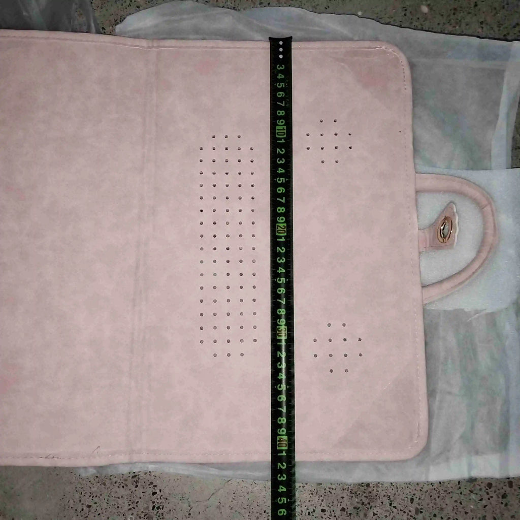 Pink Laptop Sleeve Fashion with Handle PU Laptop Protective Case Laptop Bag for for Macbook,Lenovo,Xiaomi,Huawei
