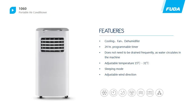 STLF Wholesale Quality 7000BTU Mobile Portable air Conditioner for Promotion