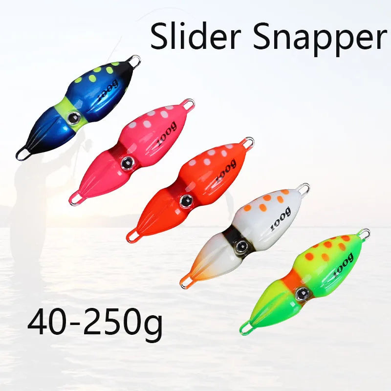 Fishing Jig Japan Slider Snapper/Sea bream Bottom jig Jig head with skirt lead jig lead fish jigging 40-250g Tianya Fishing