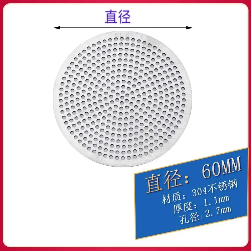 Drain Cover Bathroom Tool 304 Stainless Bathroom Accessories Sink Strainer Drains Cover Floor Drain Pad Hair Filter