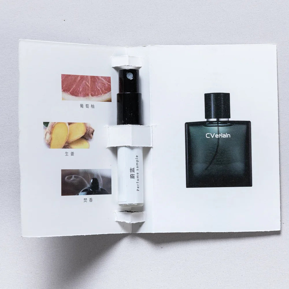 5 pack 3ML men's and women's perfume sample set eau de toilette long-lasting fragrance portable for travel easy to carry around