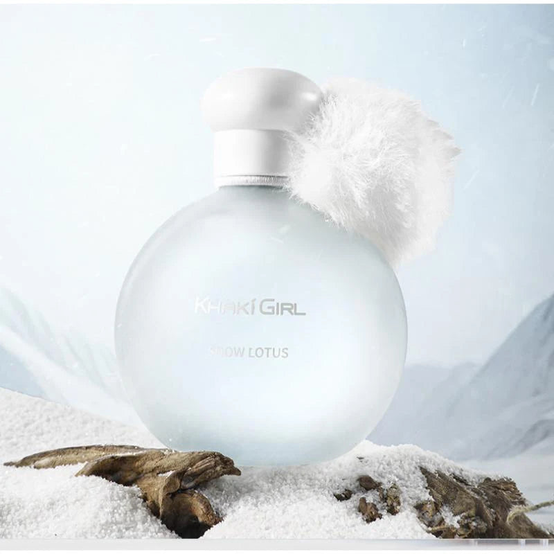 High-end Unisex Snow Lotus Perfume, Fresh Floral Woody Oriental Citrus Amber Scent, Long Lasting Natural Elegant Gift for Her