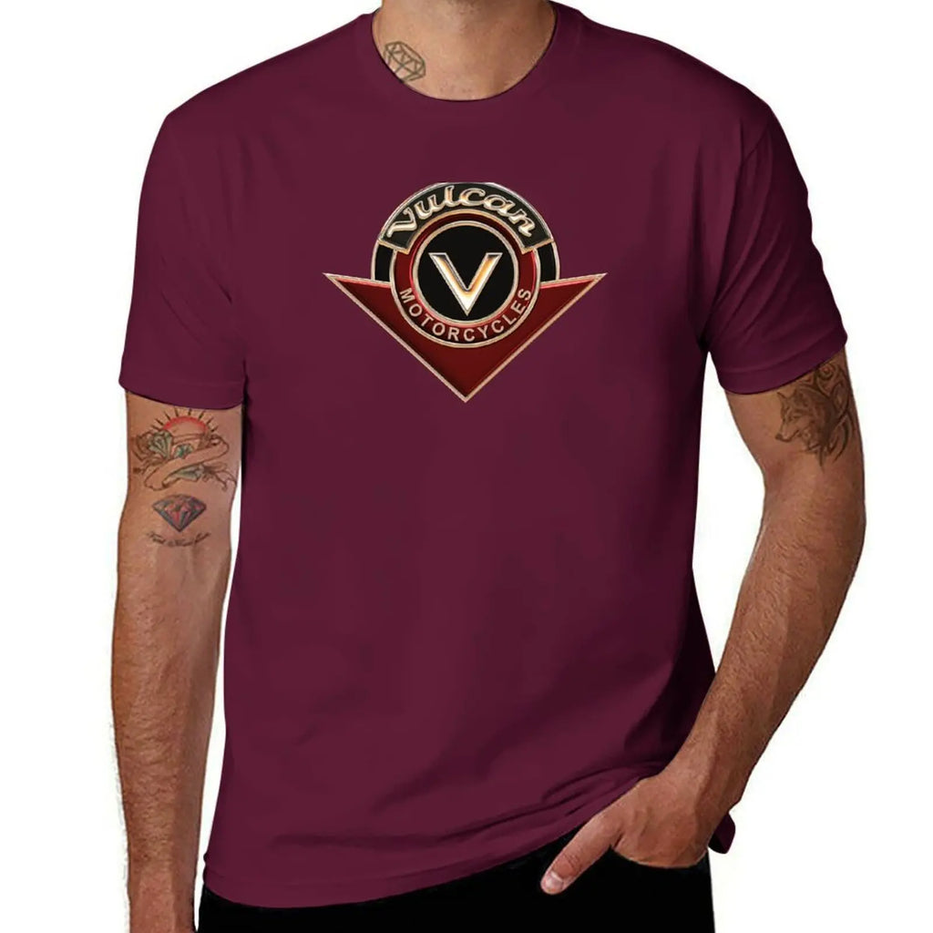 Vulcan VN Motorcycles Logo 2 Copper 3D T-Shirt customs quick-drying animal prinfor boys Blouse funny t shirts for men
