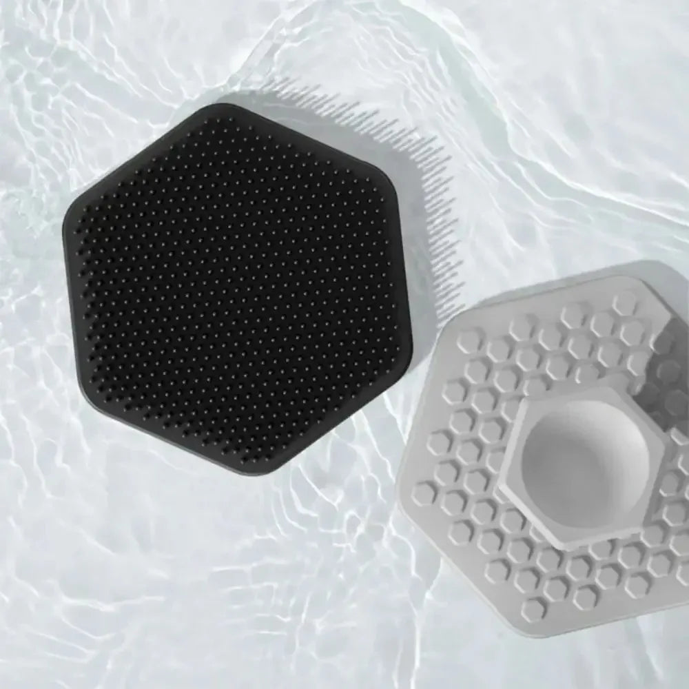 Silicone Facial Cleaning Brush, Mini Deep Clean Massage Face Scrubber for Men Shaving Daily Skincare Beauty Cleaner Accessories