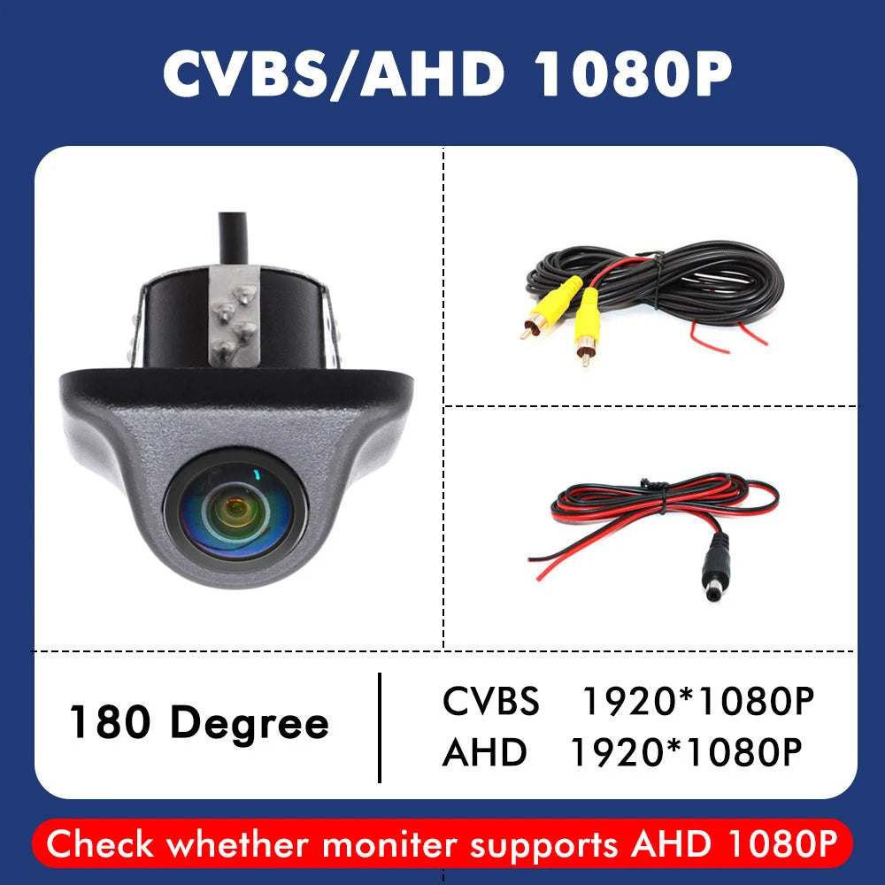 Smartour AHD 1080P Car Camera Fisheye Lens Starlight Night Vision White Colour HD Car Rear View Camera For Android Raido screen