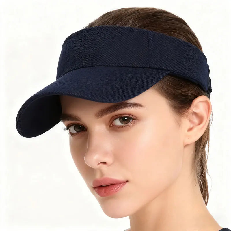 Solid Color Flat Top Cap Outdoor Sports Sunshade Baseball Cap Summer Travel Hat