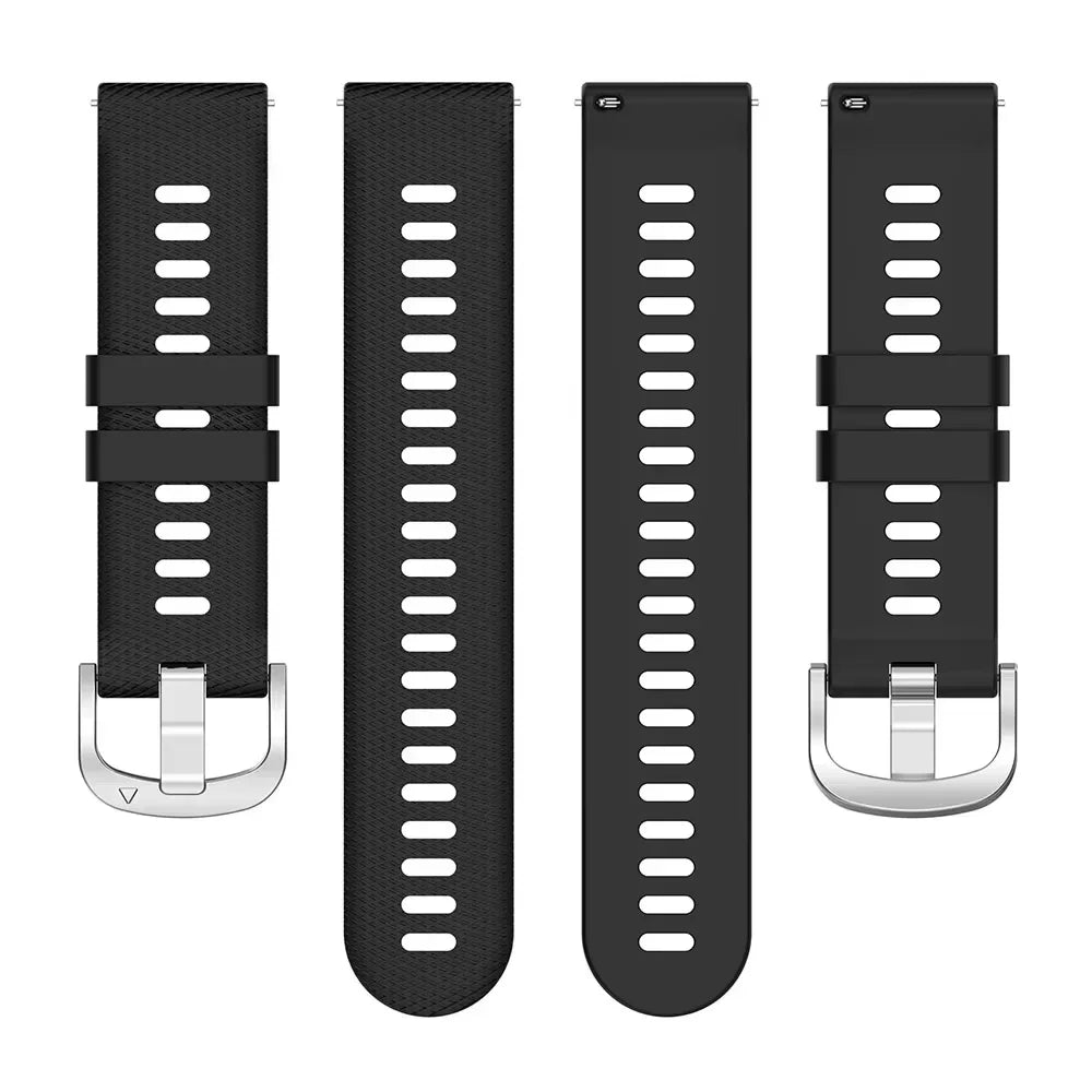 Silicone Strap 20mm For Garmin Forerunner 645 165 245 245M/Vivoactive 5 3 Wristband Bracelet For For Garmin Venu SQ SQ2 Band