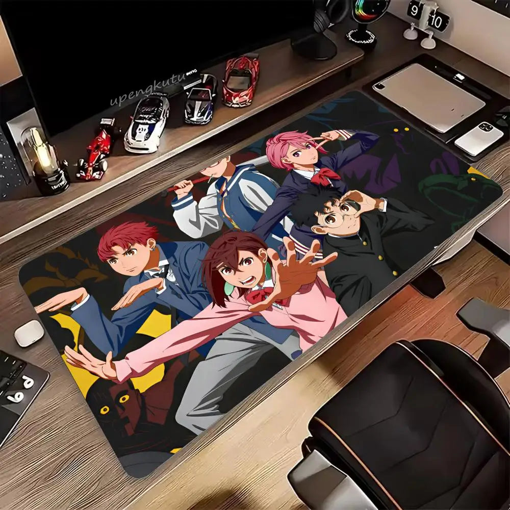 Dandadan Mouse Pad XXL Anime Extended Laptop Ayase Momo Takakura Ken Seiko teclado Mousepad Gaming Accessories Keyboard Desk Mat